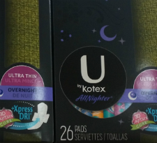Coupon for U by Kotex pads