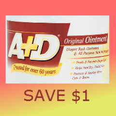 A and D Ointment Printable Coupon