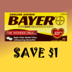 Bayer Aspirin Printable Discount Coupon
