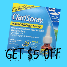 Clarispray discount coupons - Save $5 Today!