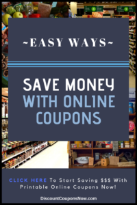 Save Money With Online Coupons!